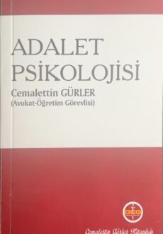 Adalet Psikolojisi — kitap kapağı Adalet Psikolojisi — kitap kapağı