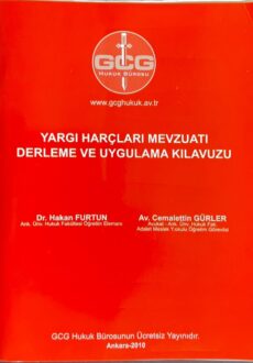 Yargı Harçları Mevzuatı Derleme ve Uygulama Kılavuzu — kitap kapağı Yargı Harçları Mevzuatı Derleme ve Uygulama Kılavuzu — kitap kapağı